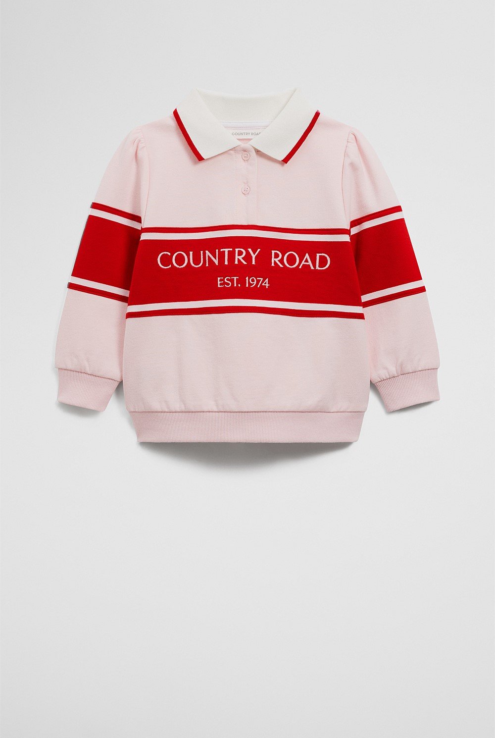 Organically Grown Cotton Logo Rugby Top