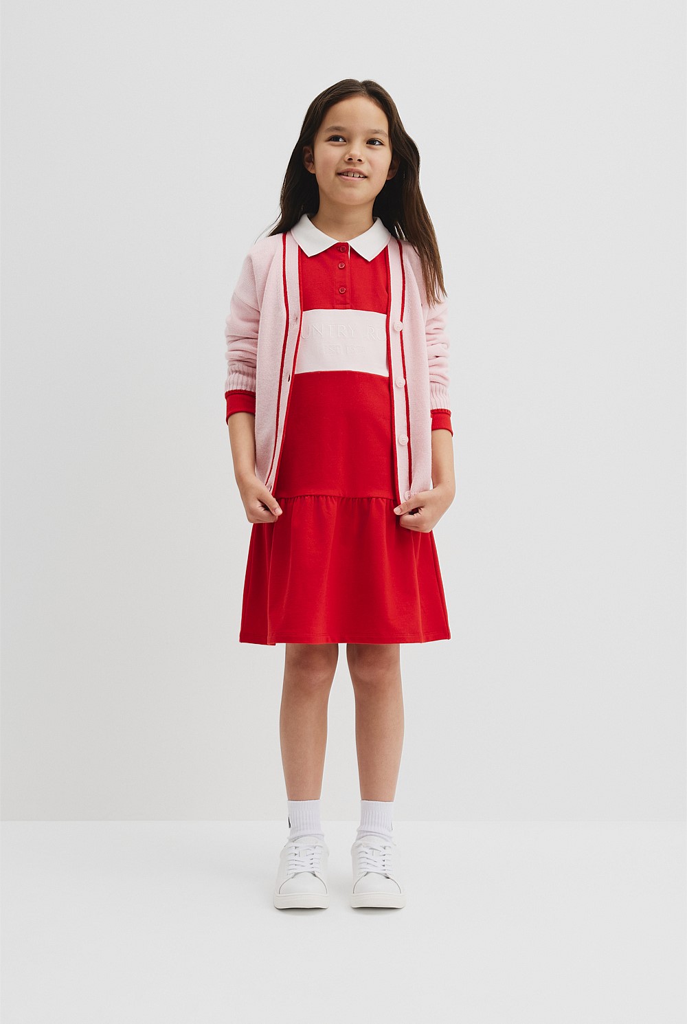 Organically Grown Cotton Logo Rugby Dress