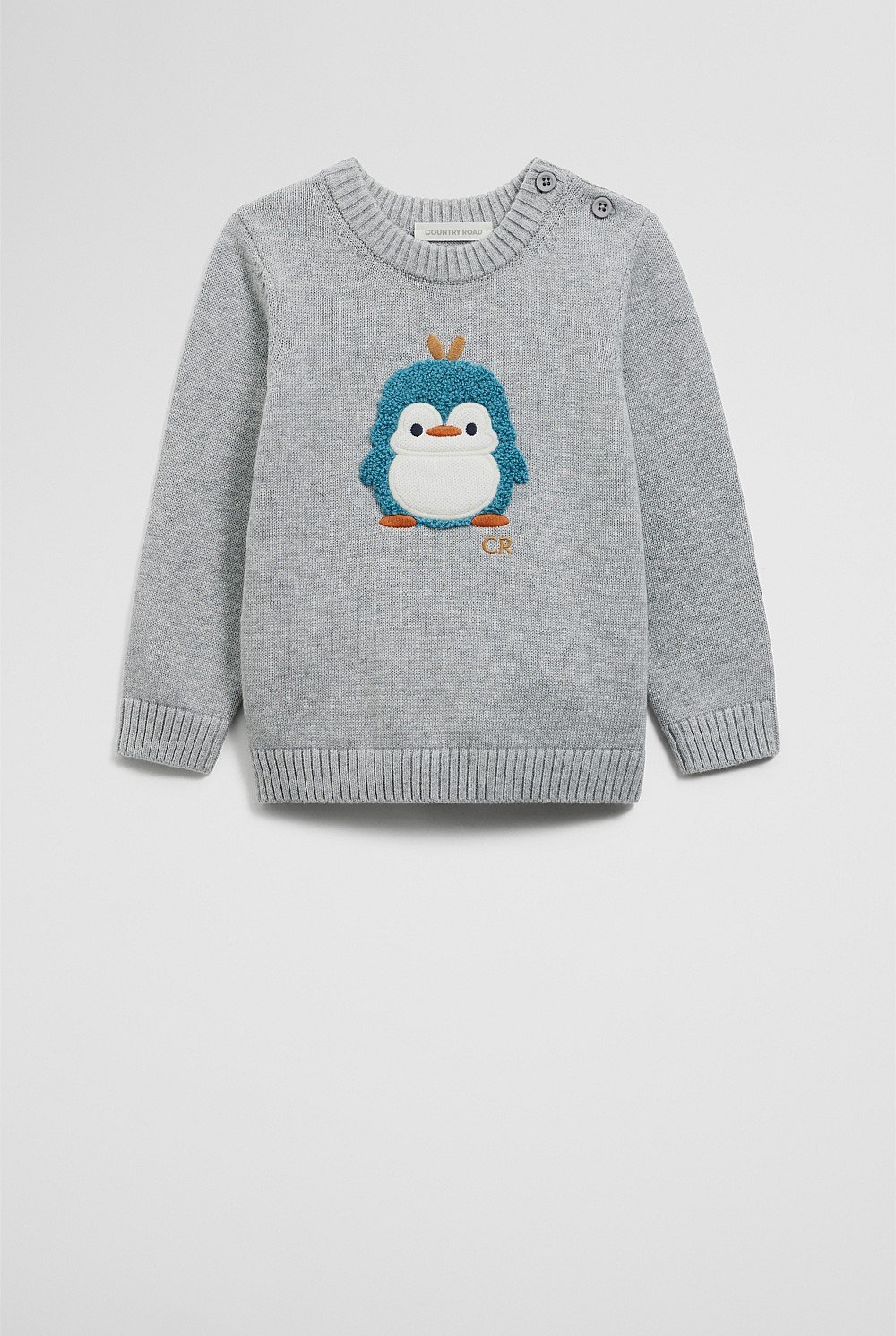 Organically Grown Cotton Penguin Knit