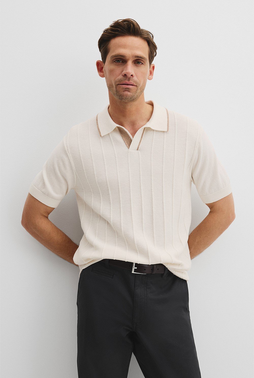 Cotton Wool Tipped Polo