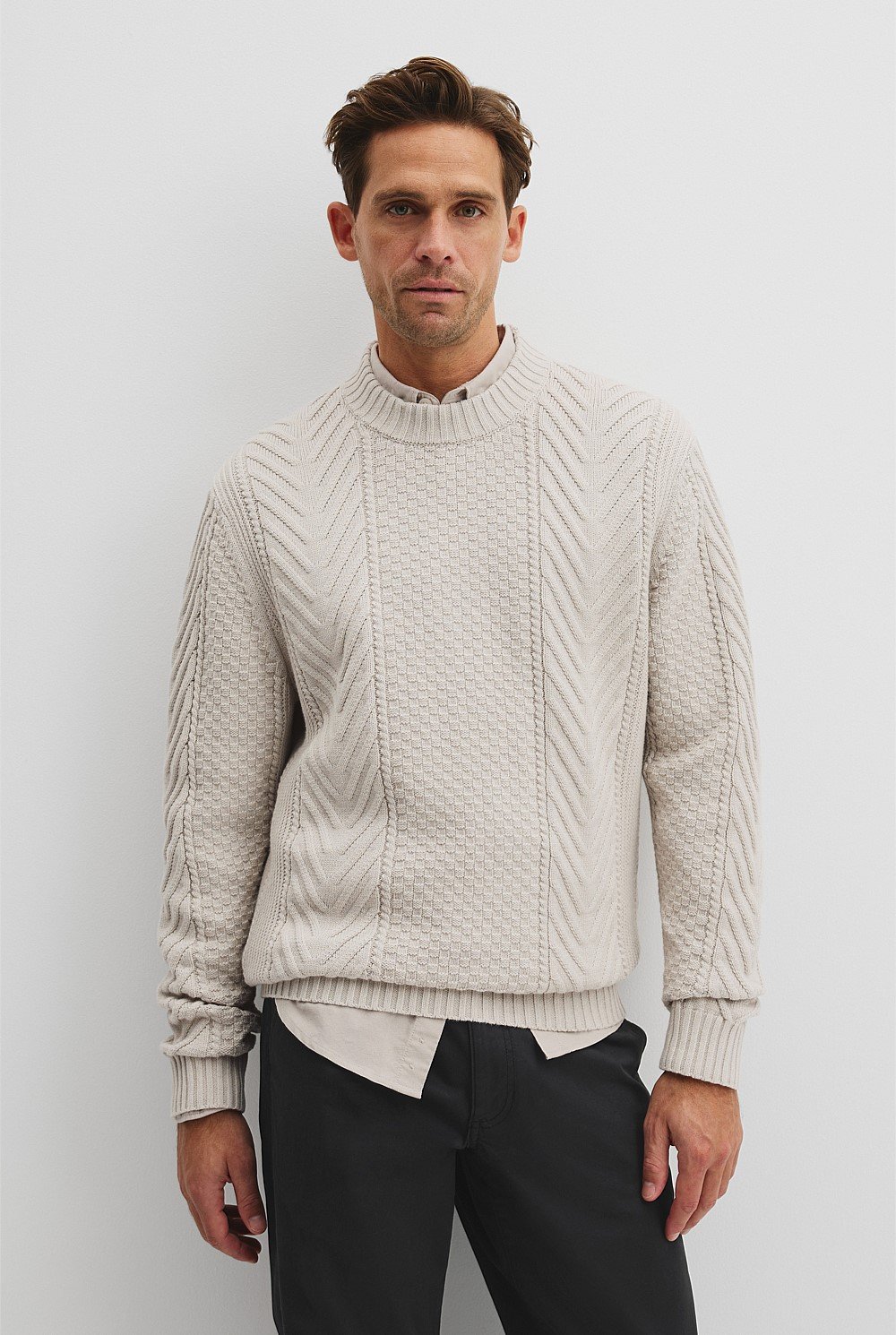 Australian Cotton Blend Cable Knit