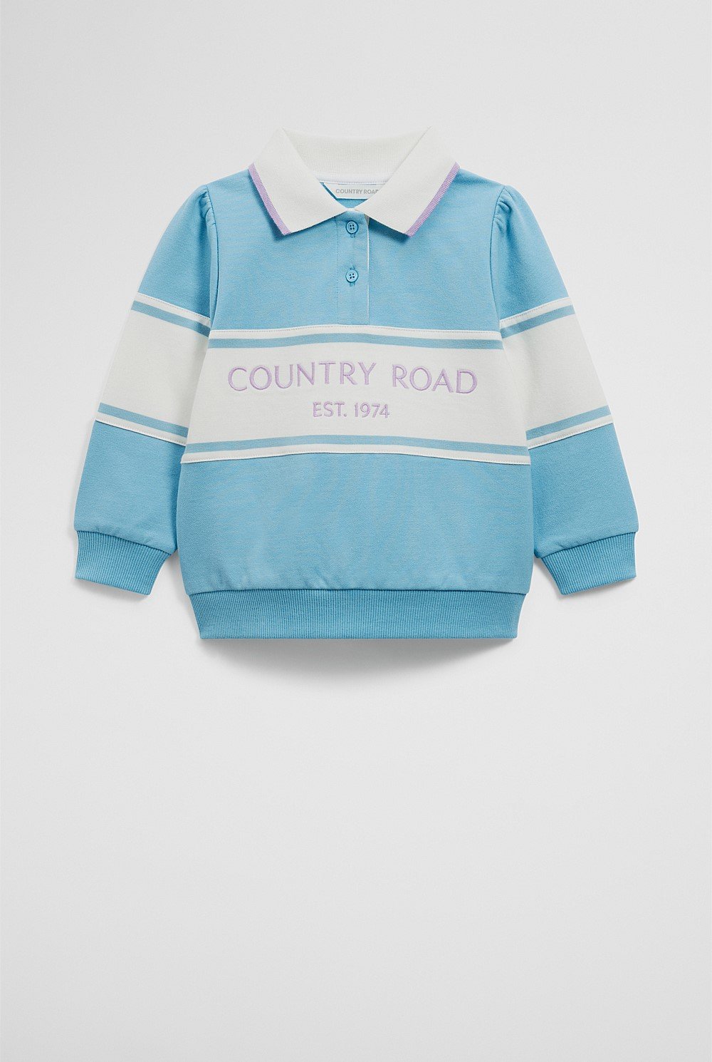 Organically Grown Cotton Logo Rugby Top