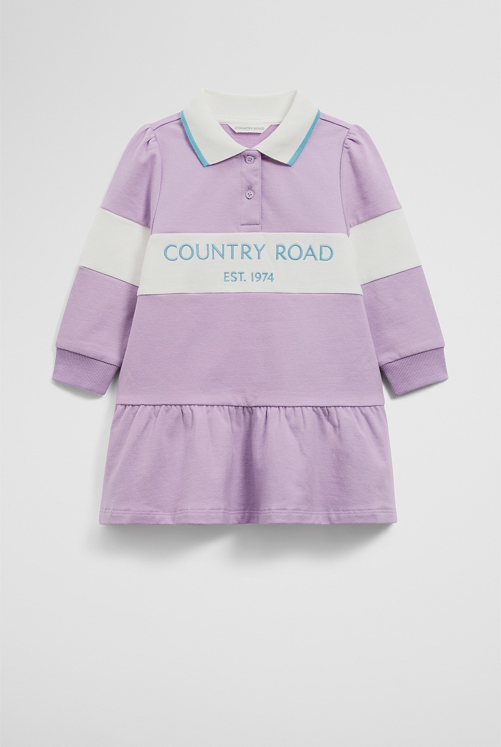 Organically Grown Cotton Logo Rugby Dress