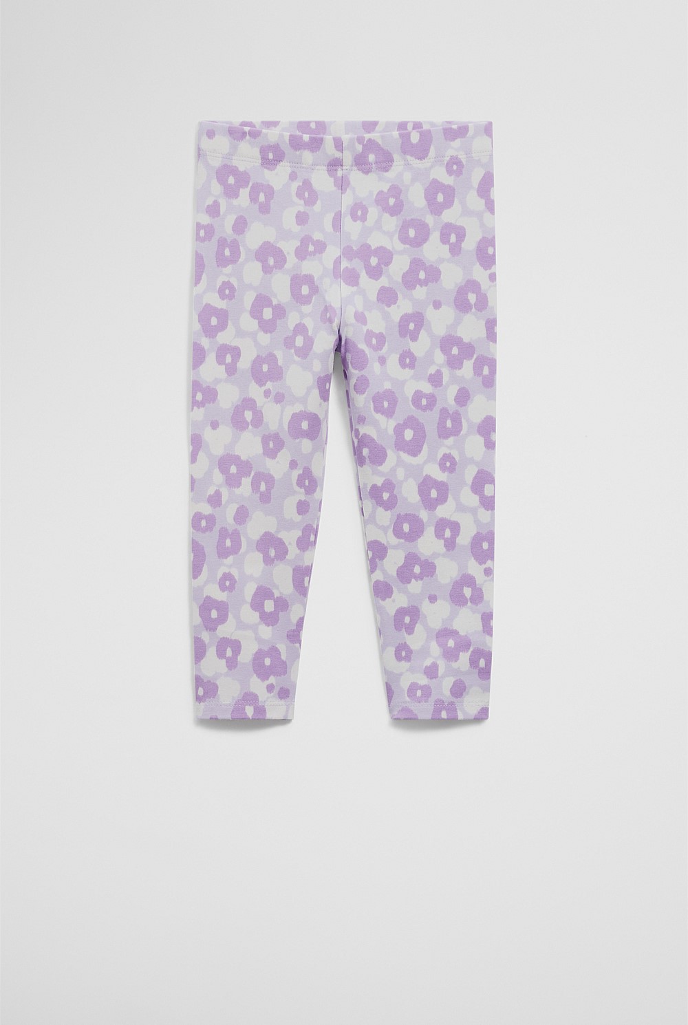 Organically Grown Cotton Blend Flower Legging