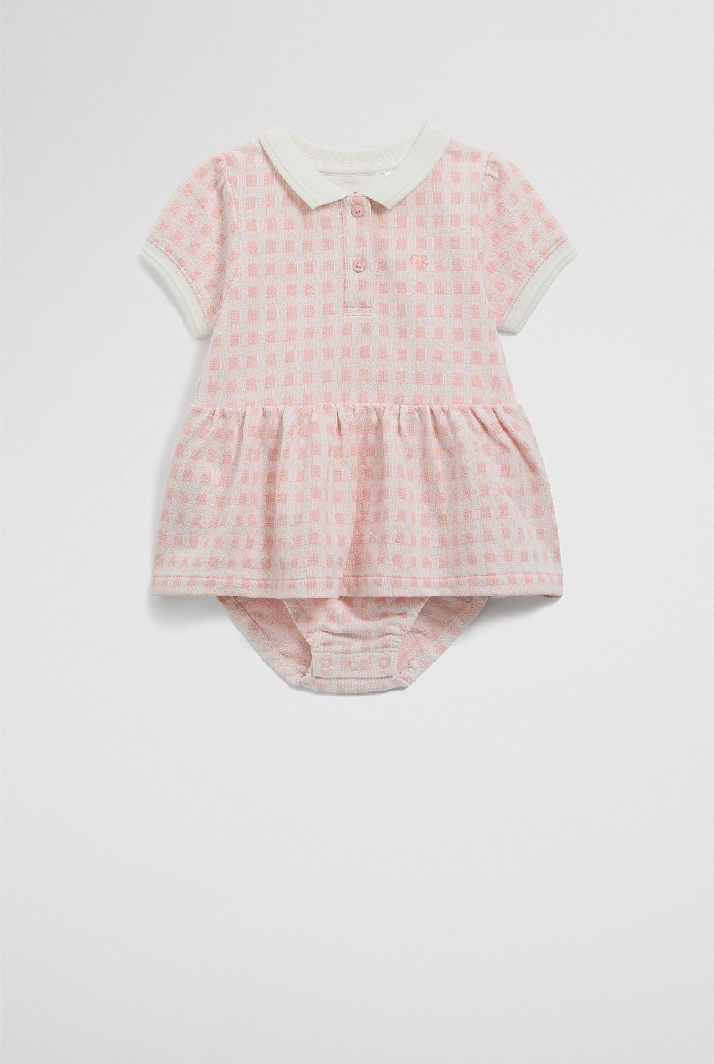 Organically Grown Cotton Polo Romper Dress