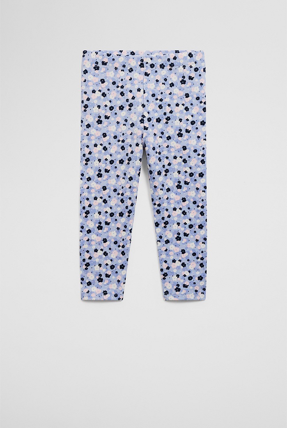 Organically Grown Cotton Blend Ditsy Legging