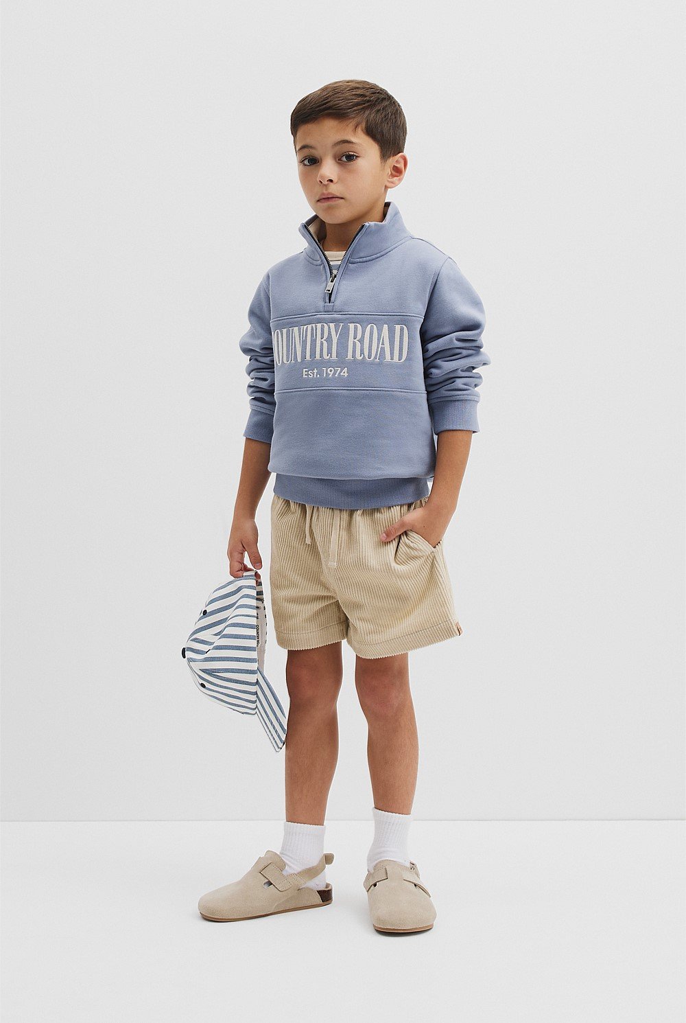 Verified Australian Cotton Heritage Half Zip Sweat