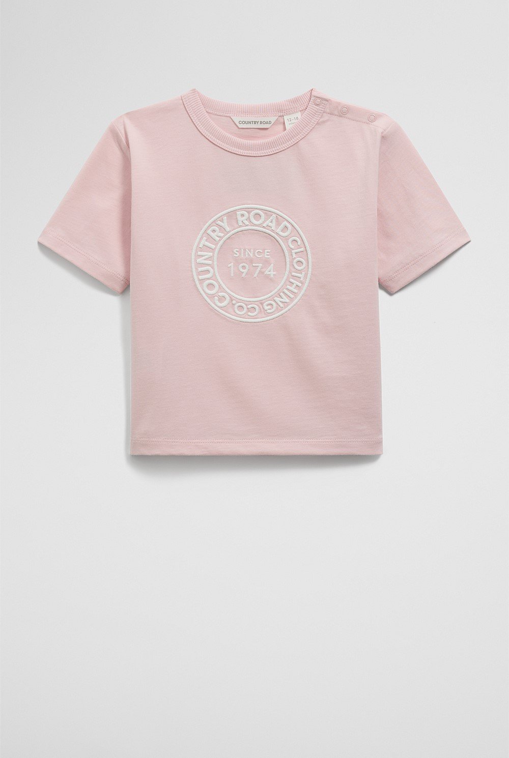 Australian Cotton Oversize Circle Logo T-Shirt