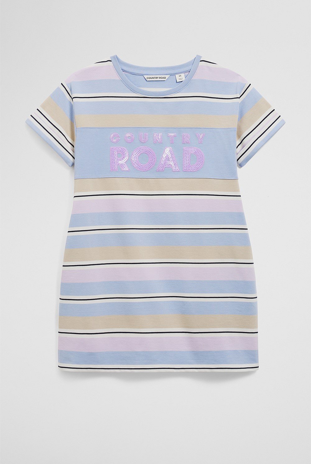 Organically Grown Cotton T-Shirt Logo Dress