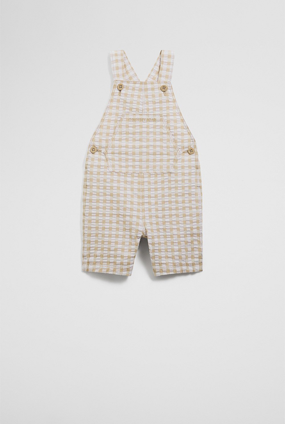 Gingham Overalls