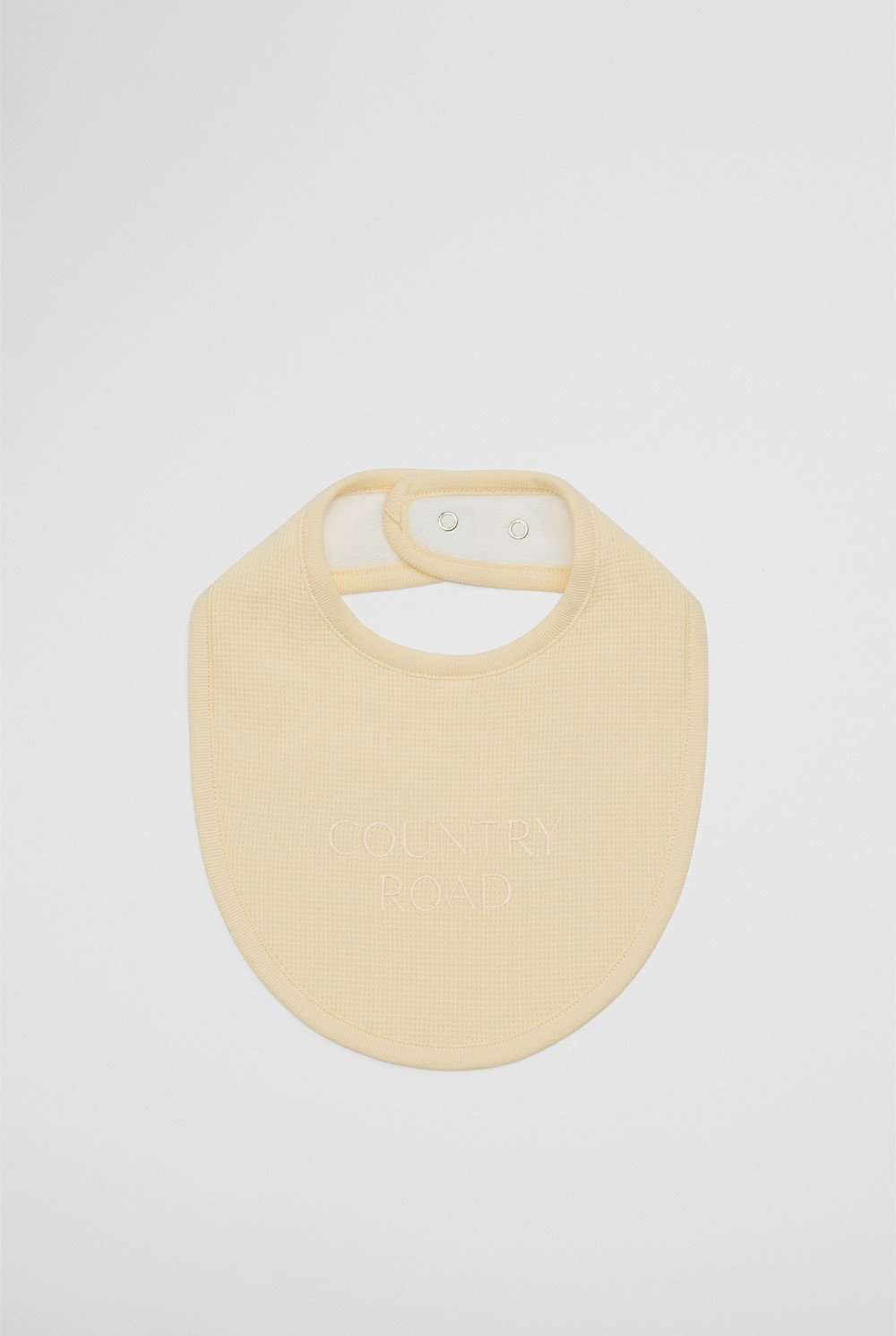 Organically Grown Cotton Waffle Bib