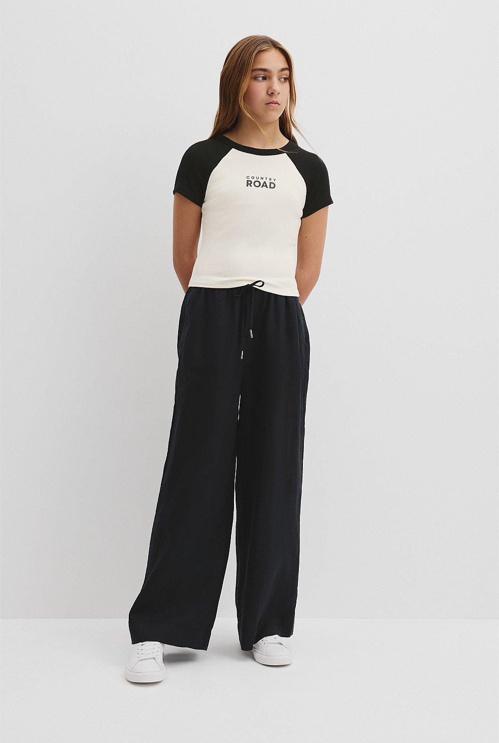 Teen Raglan Sleeve Logo T-Shirt