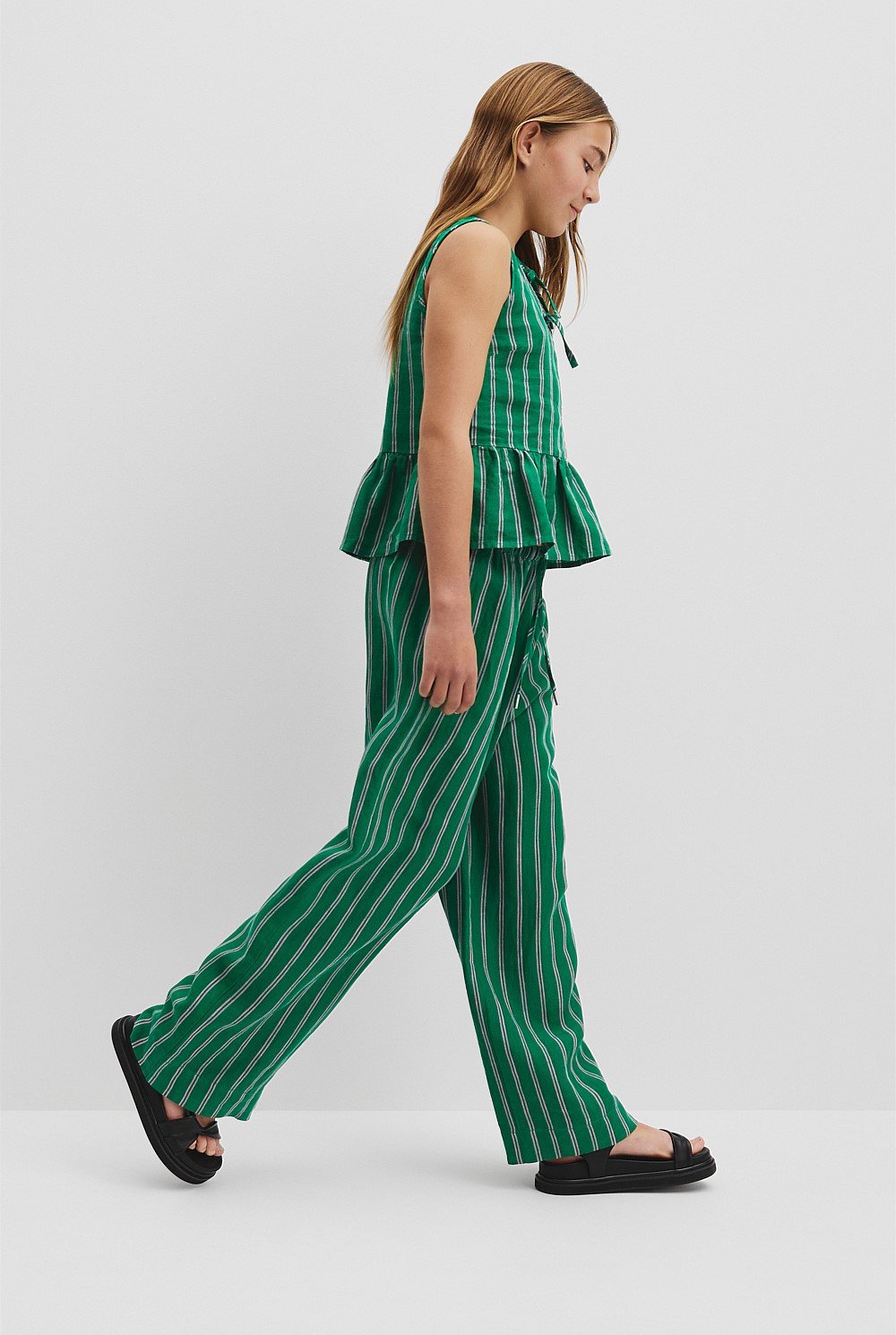 Teen Organically Grown Linen Pant