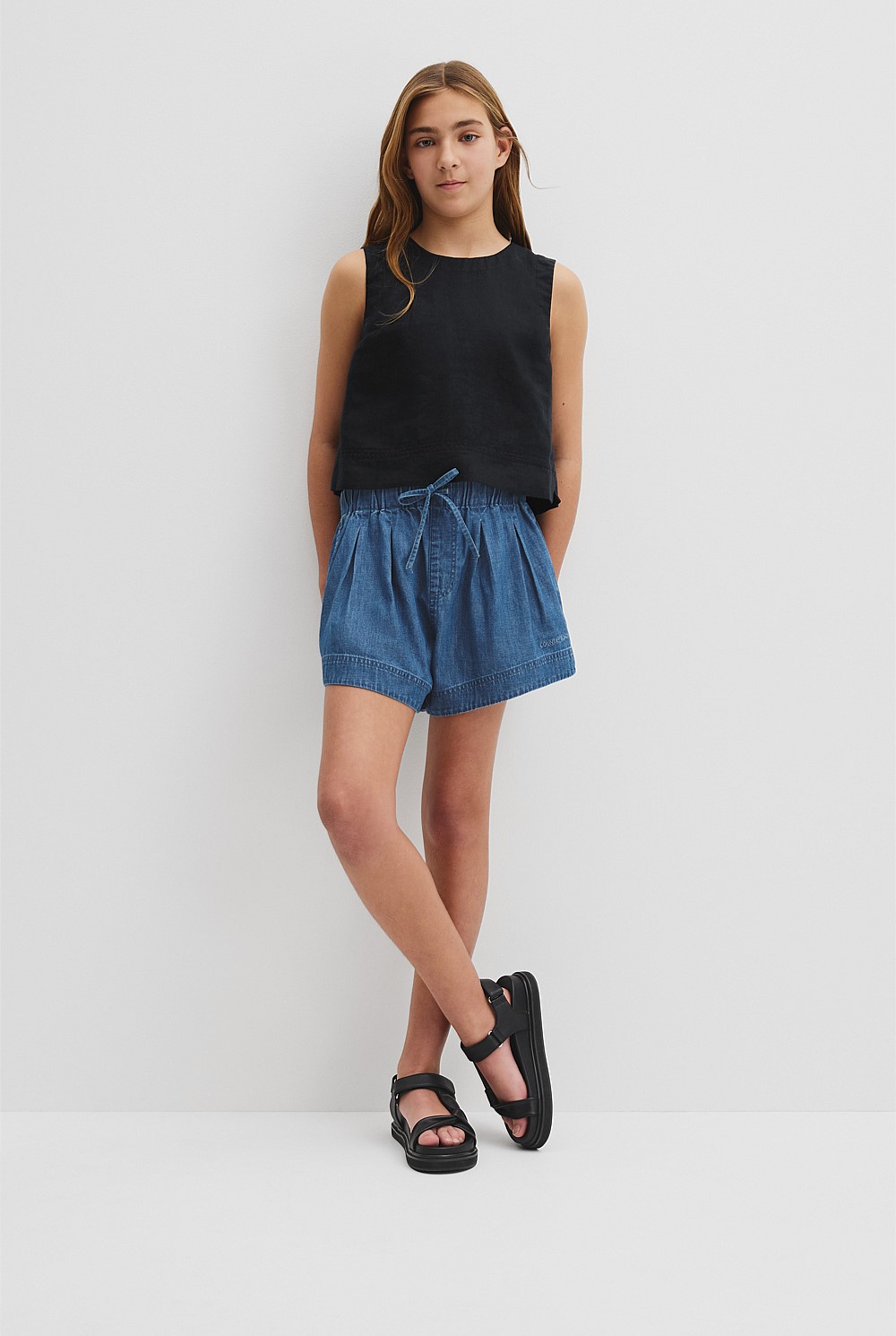 Teen Organically Grown Linen Tank