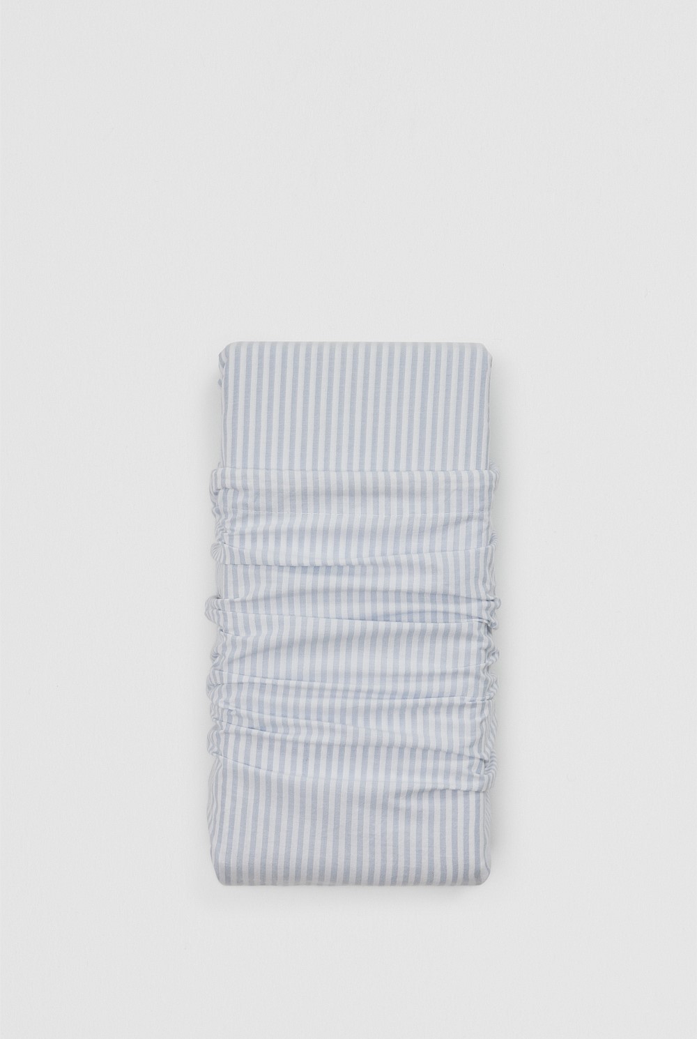 Brae Australian Cotton Stripe Queen Flat Sheet