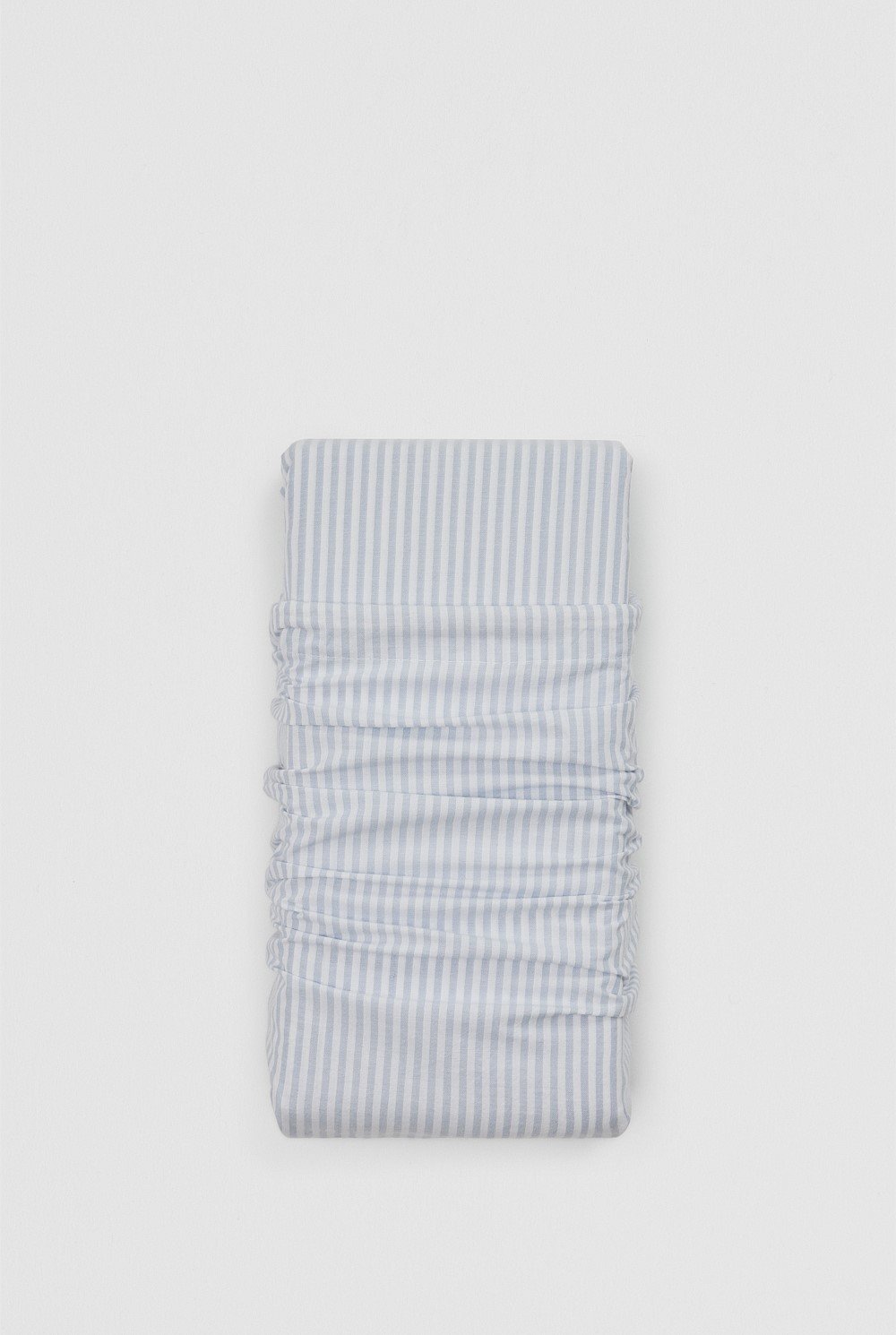 Brae Australian Cotton Stripe King Flat Sheet