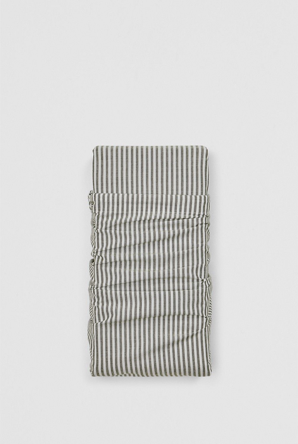 Brae Australian Cotton Stripe King Flat Sheet