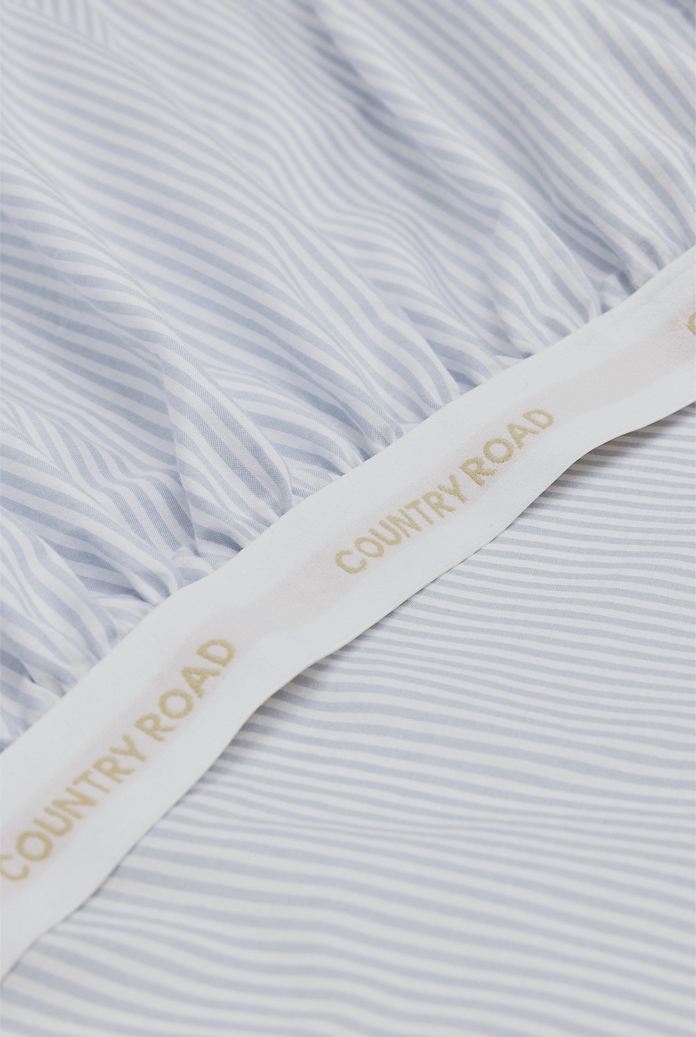 Brae Australian Cotton Stripe King Fitted Sheet