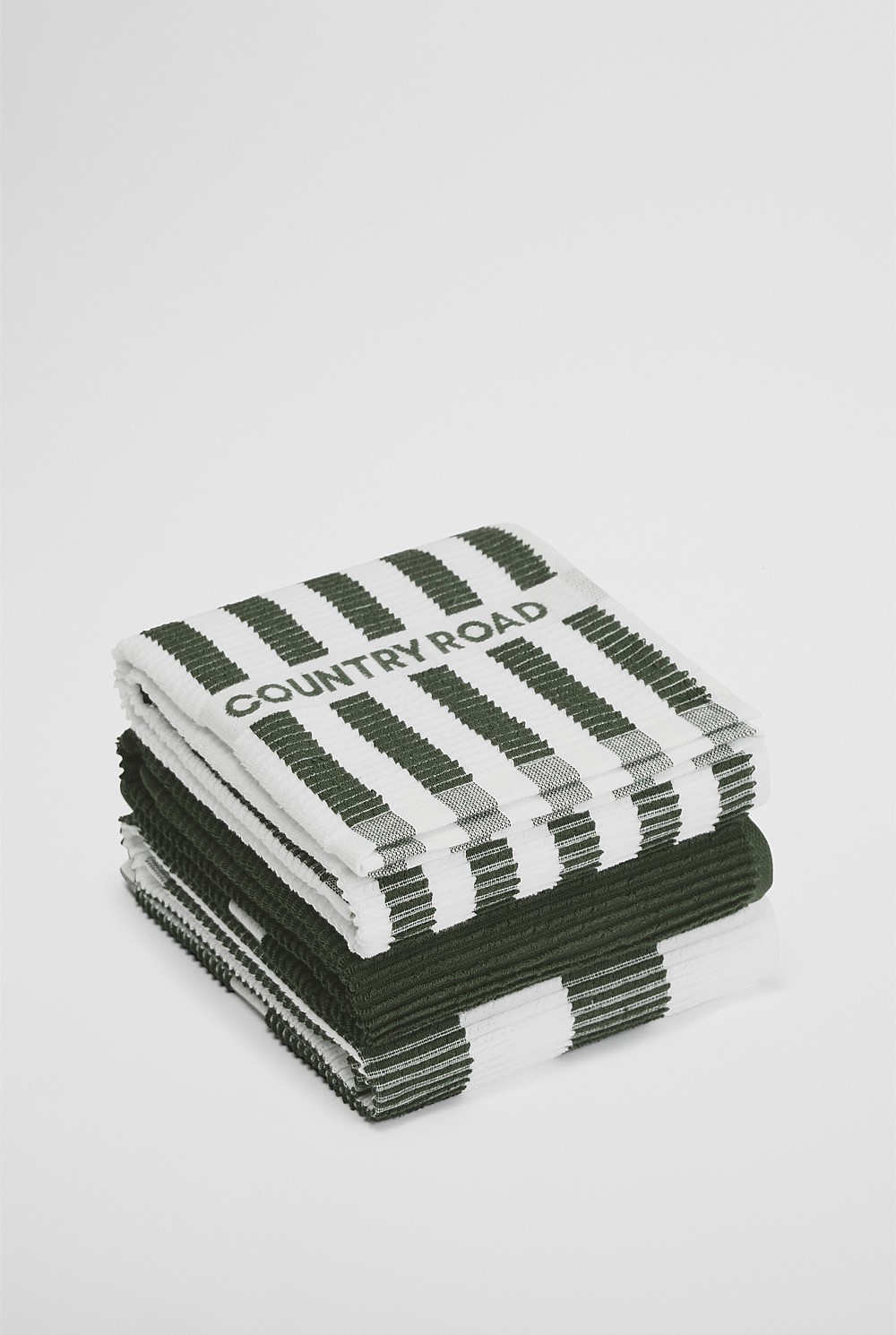 CR Stripe Verified Australian Cotton Tea Towel Pack of 3