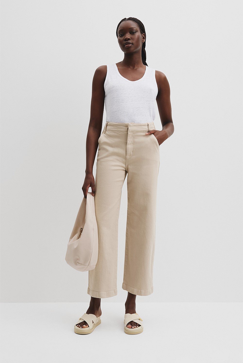 High Rise Wide Leg Jean