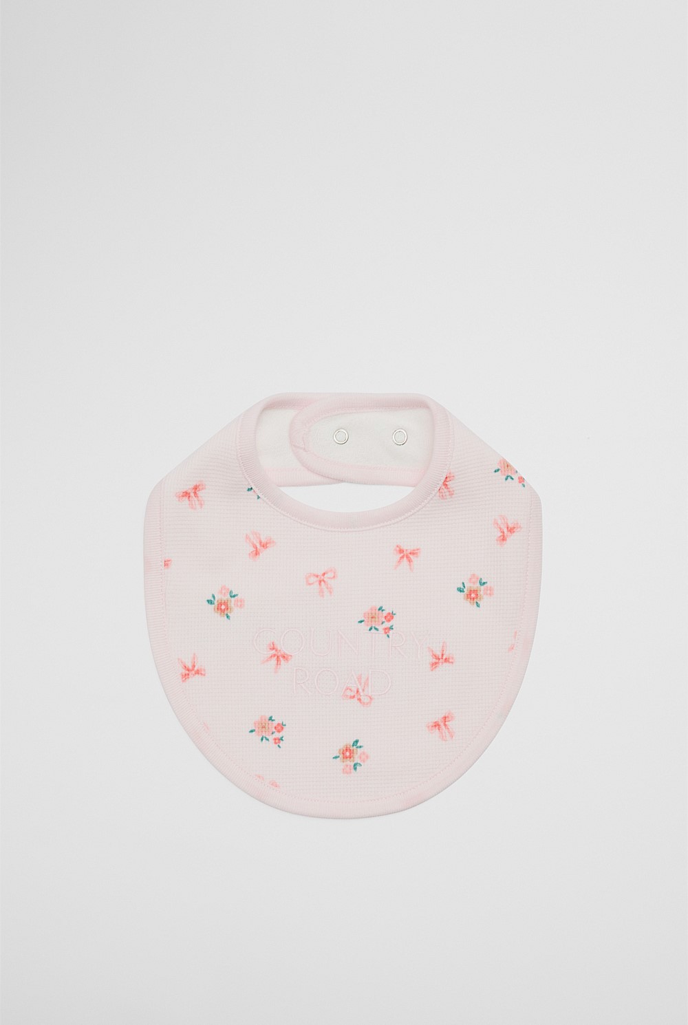 Organically Grown Cotton Waffle Bib