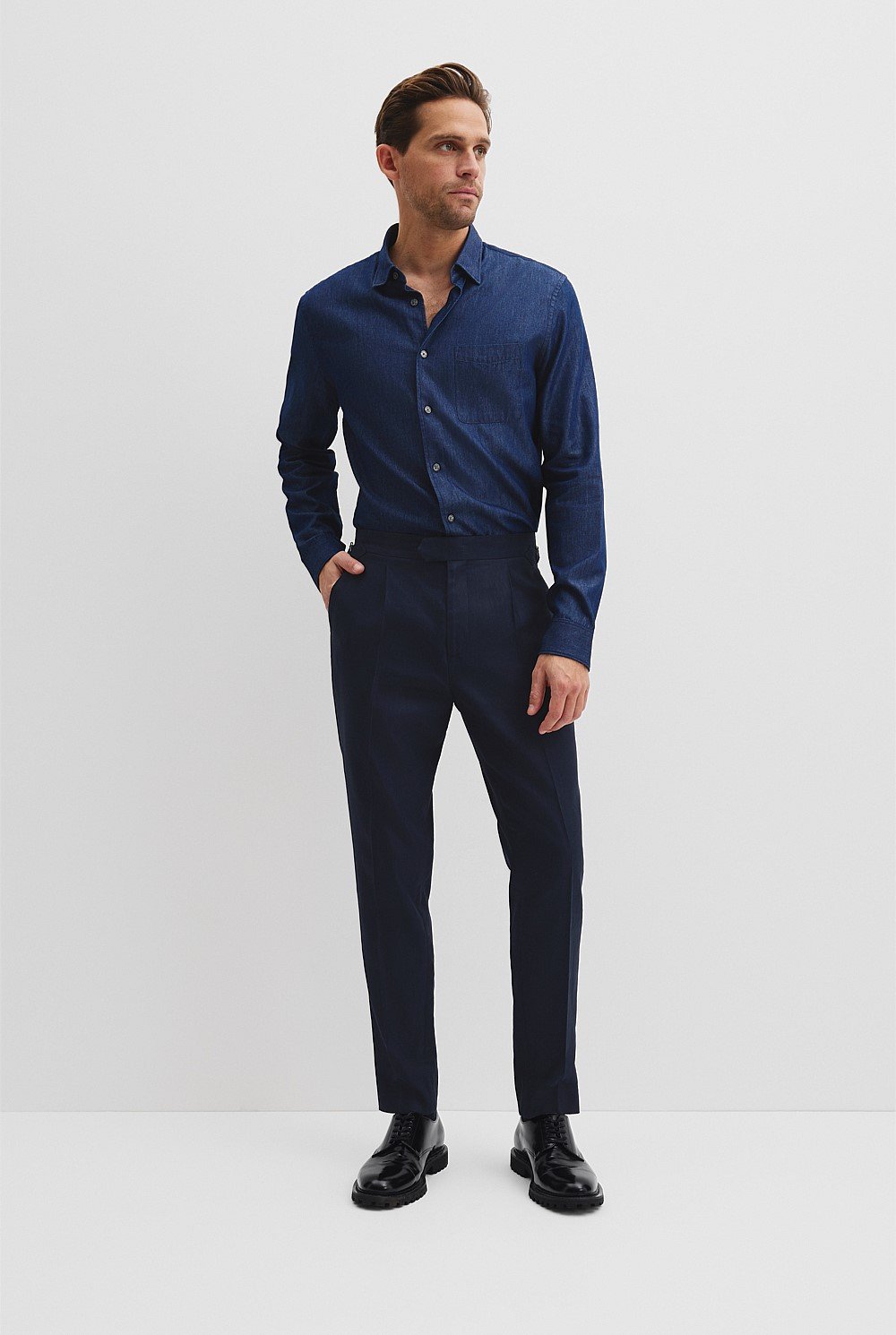 Relaxed Fit Cotton Linen Pant