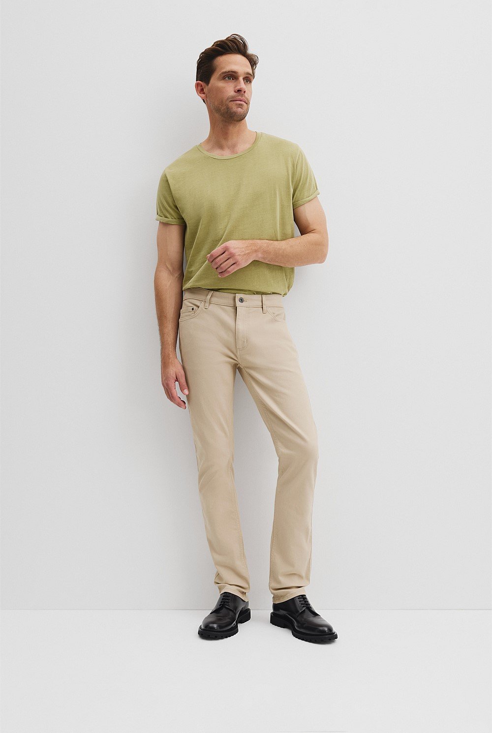 Twill Five-Pocket Pant