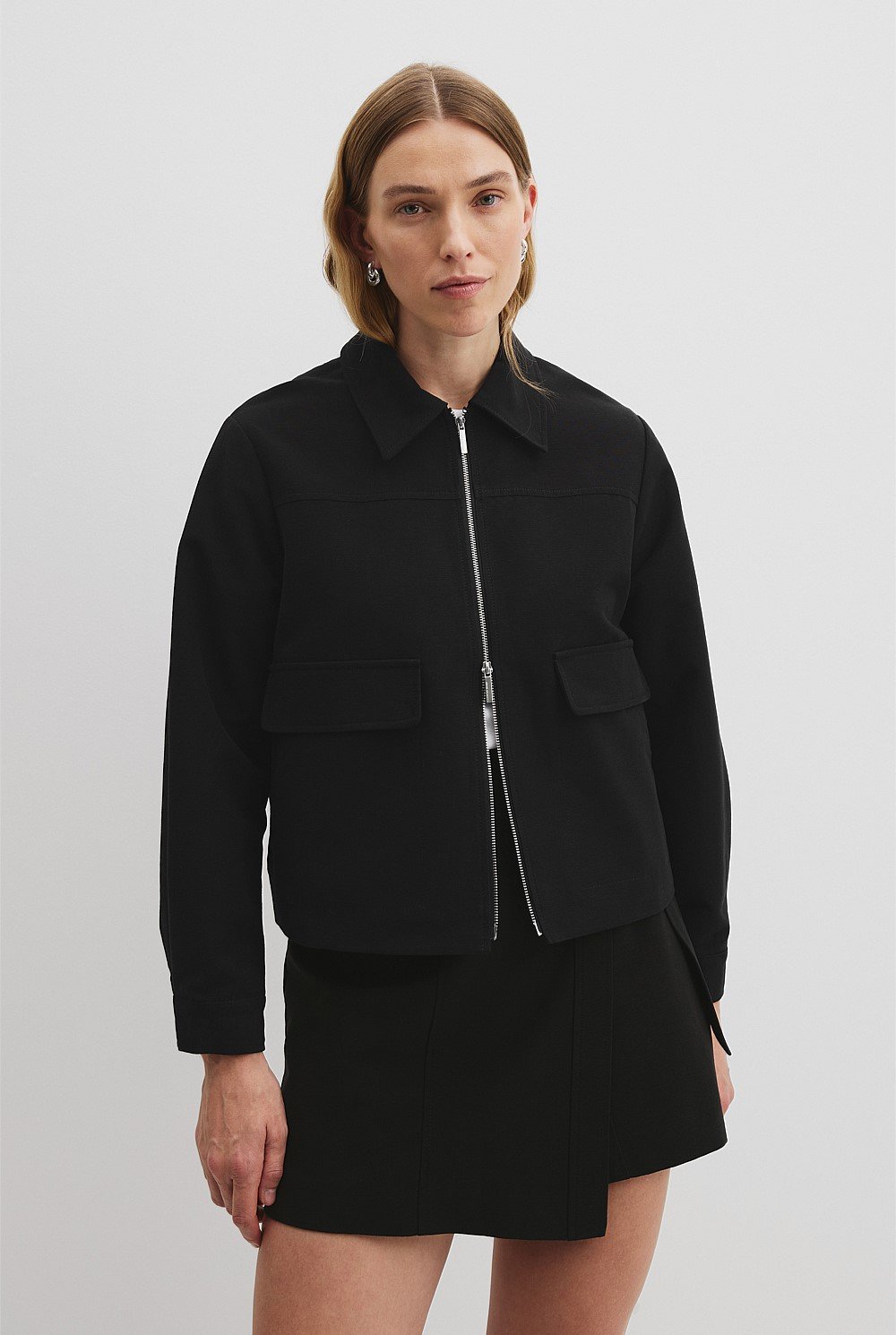 Organically Grown Cotton Zip-Through Jacket