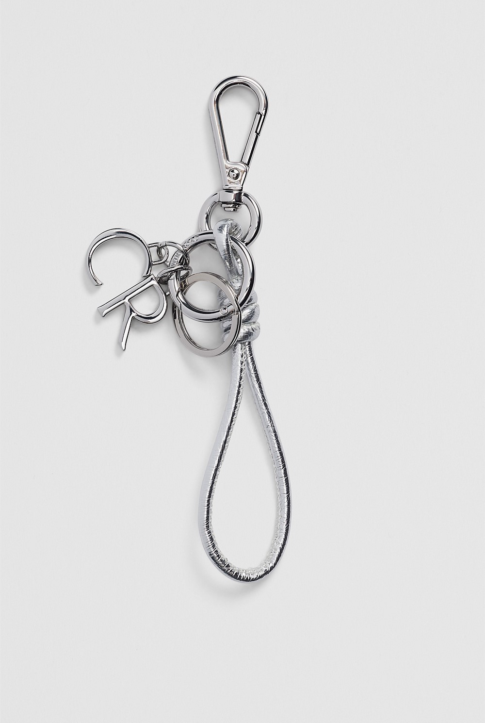 CR Letter Charm Keyring