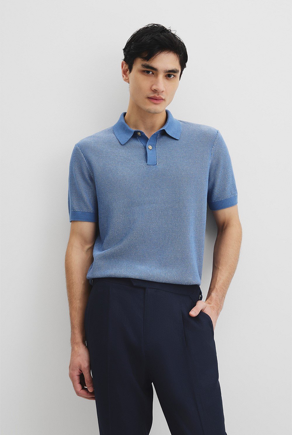 Australian Cotton Short Sleeve Knit Polo