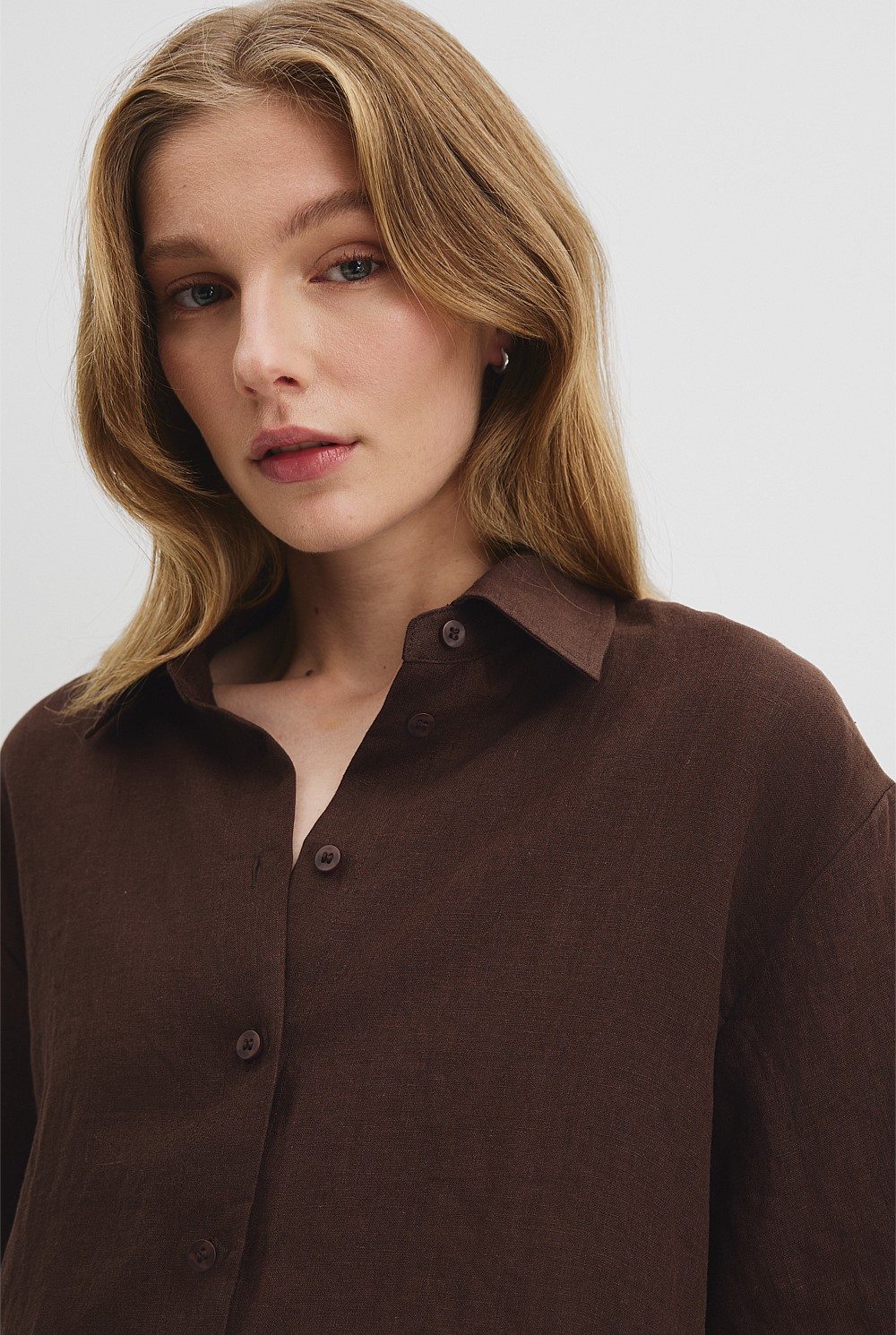 Organically Grown Linen Short Sleeve Shirt