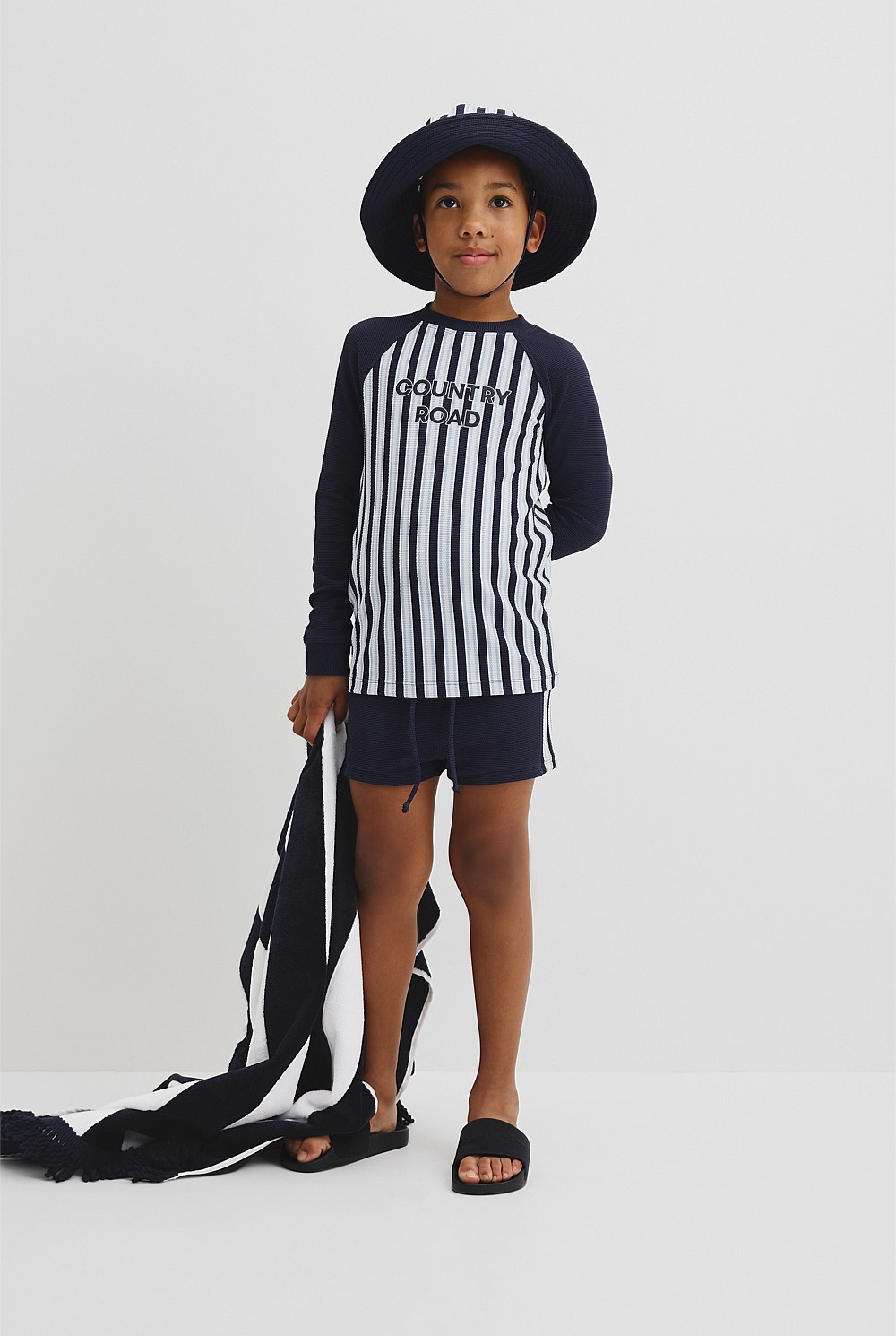 Stripe Logo Rash Vest