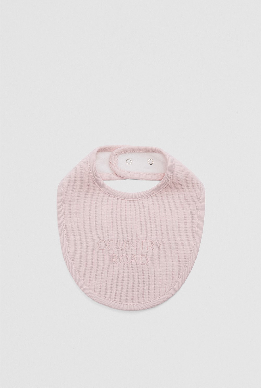 Organically Grown Cotton Waffle Bib