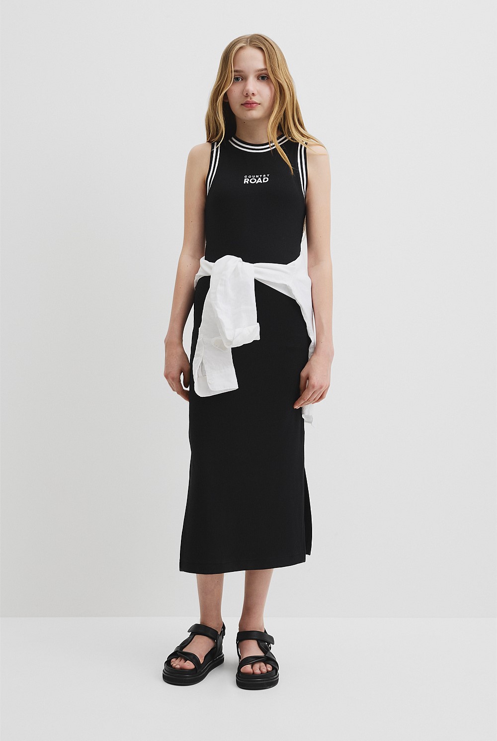 Teen Rib Midi Dress