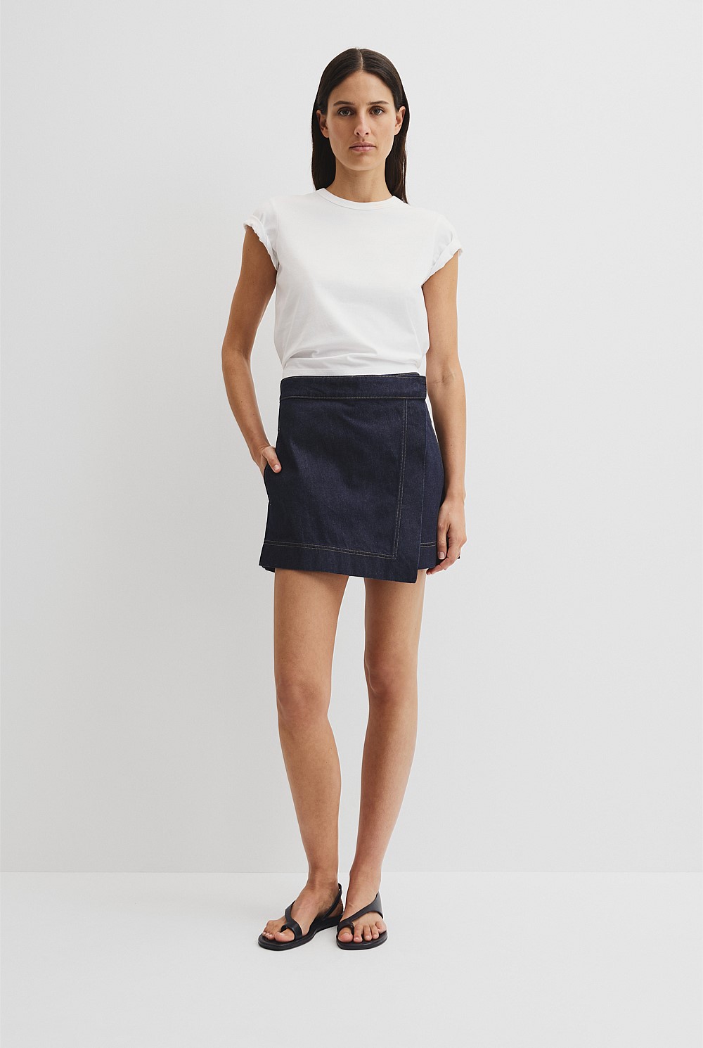 Denim Skort