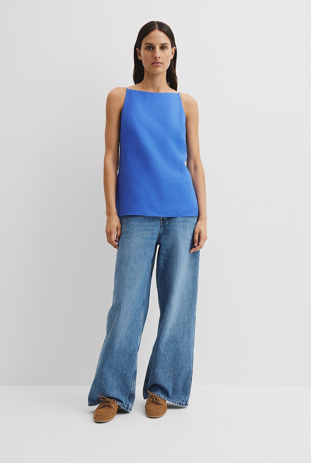 Organically Grown Linen Longline Cami