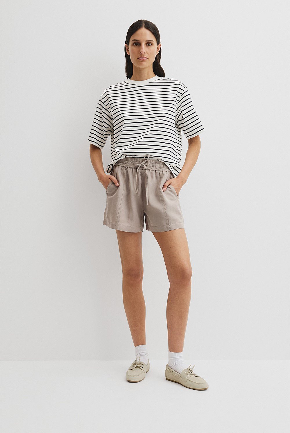 Panelled Short