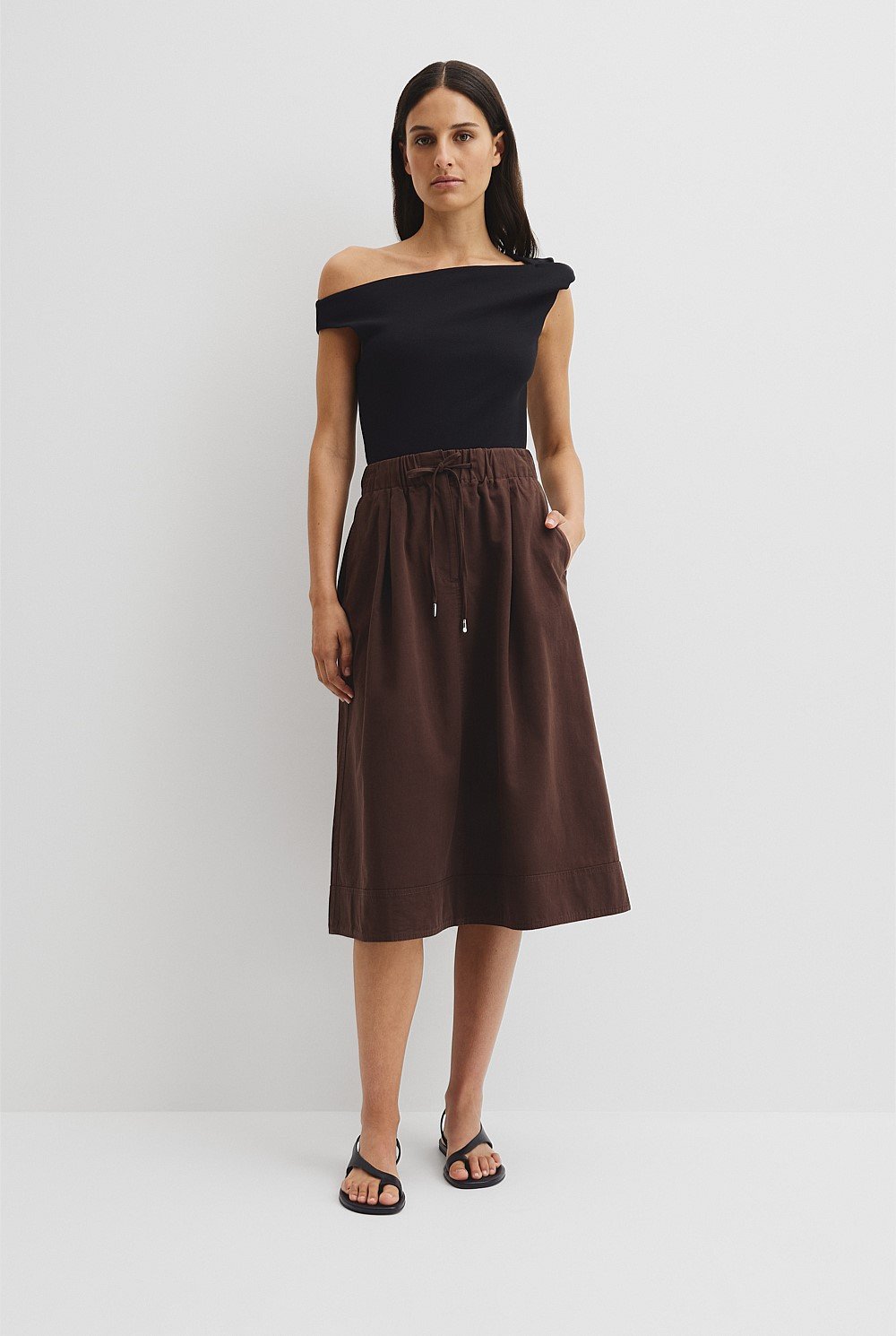 Organically Grown Cotton Pull-On Skirt