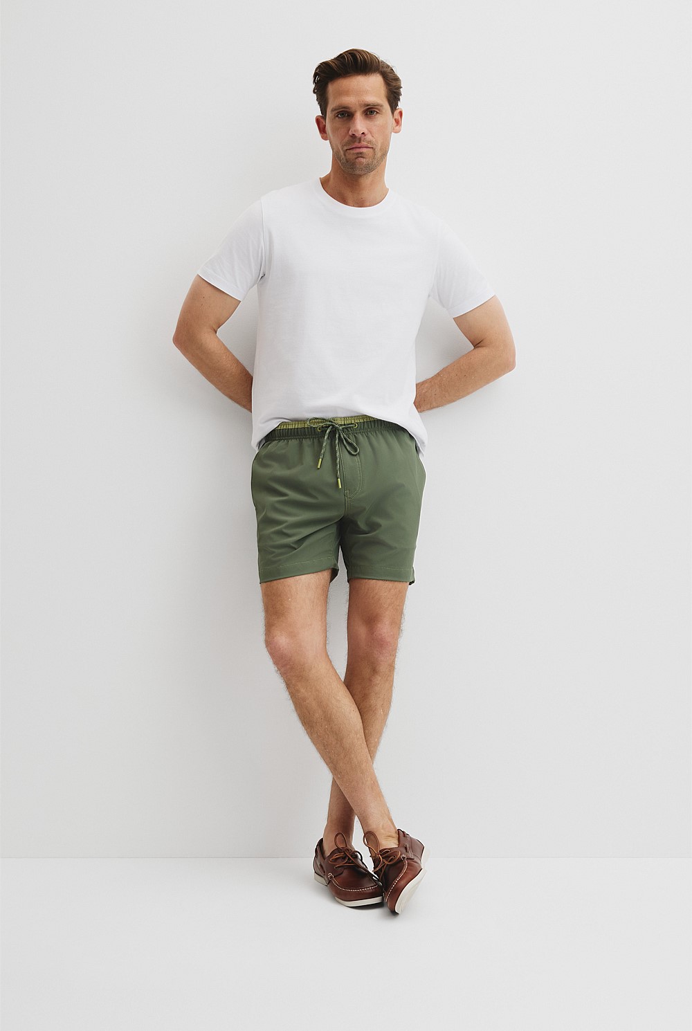 Recycled Polyester Contrast Swim Short