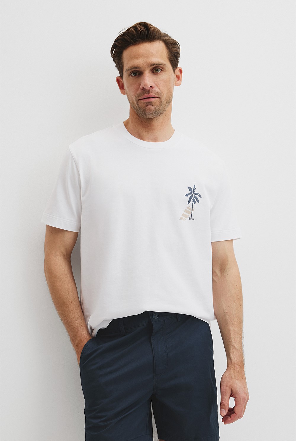 Australian Cotton Beach Graphic T-Shirt
