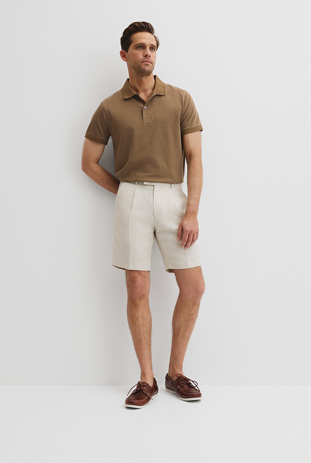 Cotton Jacquard Polo