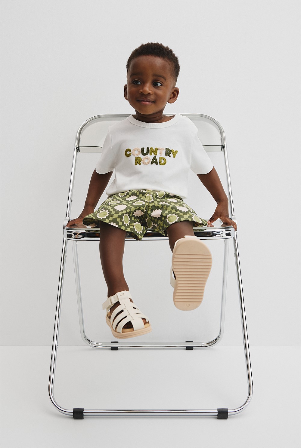 Organically Grown Cotton Boucle Logo T-Shirt