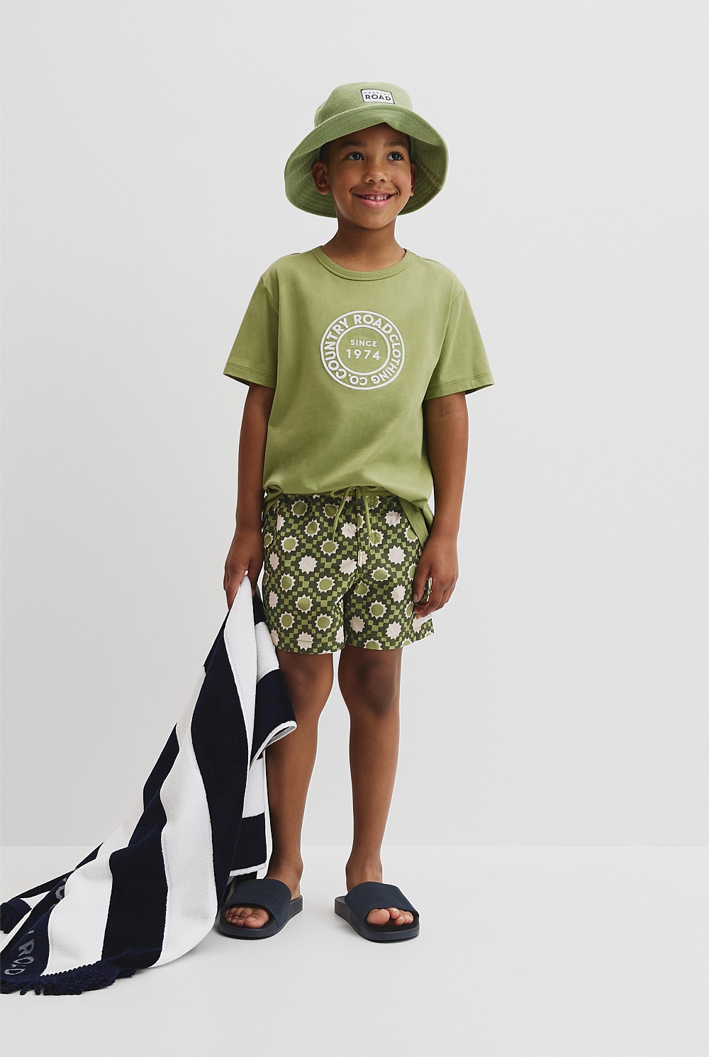 Australian Cotton Oversized Logo T-Shirt