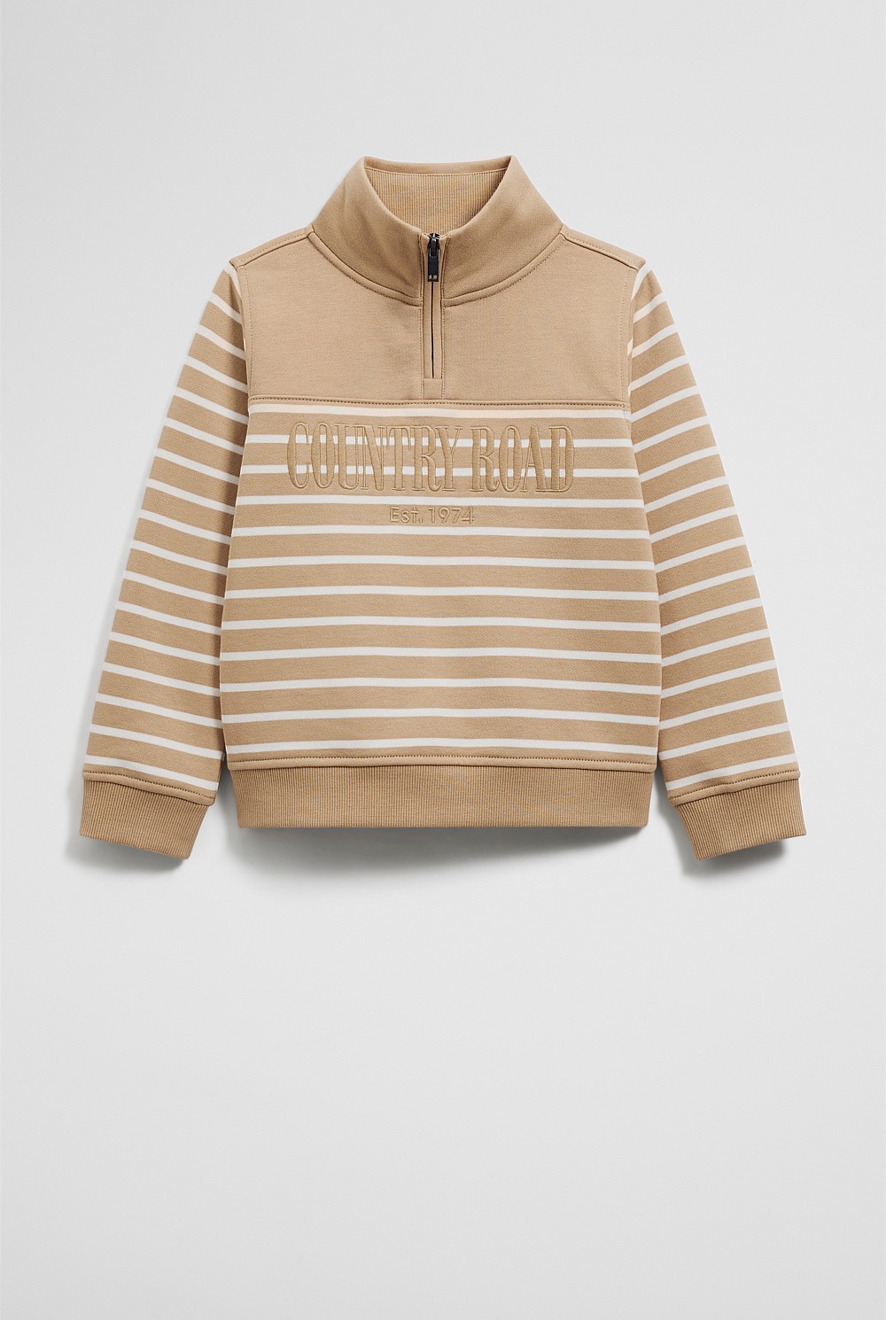 Australian Cotton Heritage Half Zip Sweat