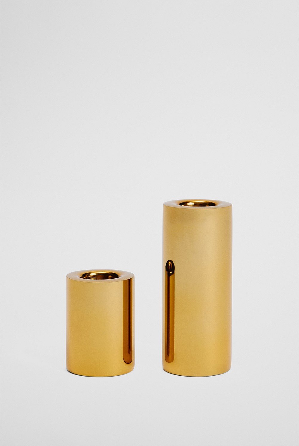 Brass Candle Holder Set Of 2