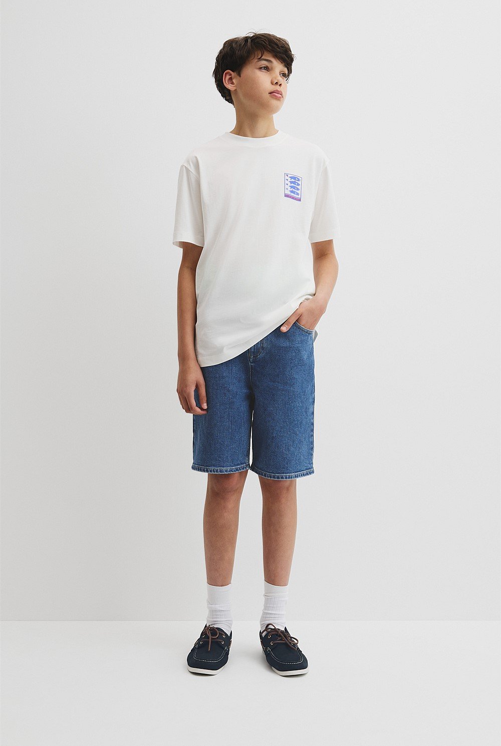 Teen Fish Print T-Shirt