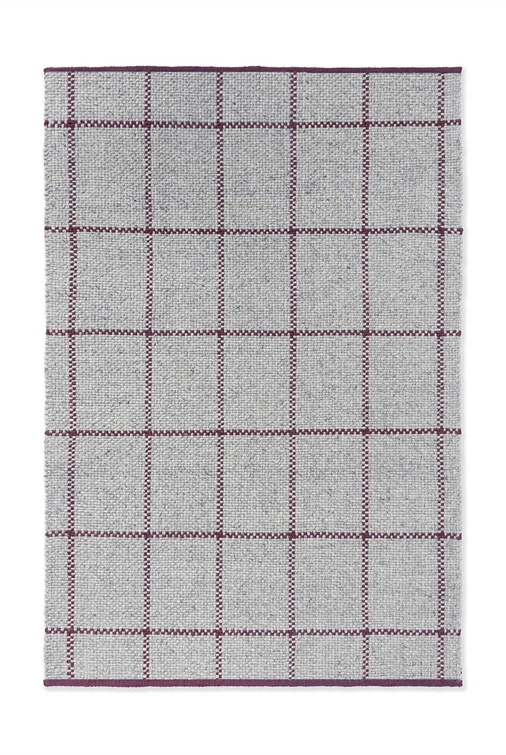 Craft Matter Check Ash Rug 200x140cm