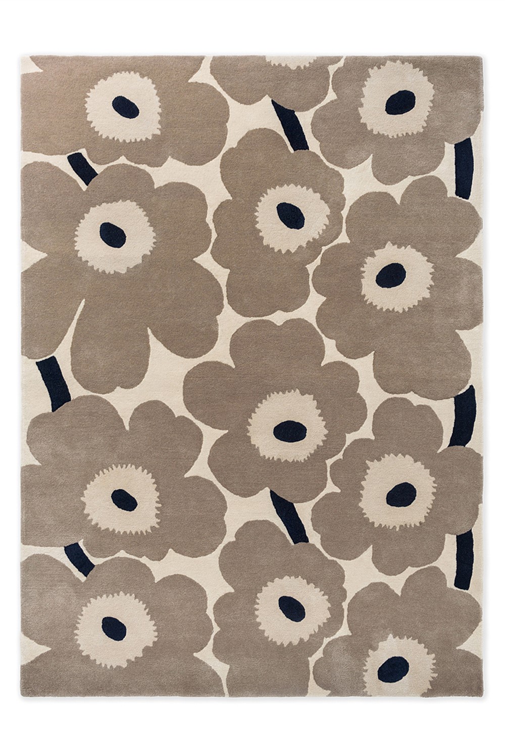 Unikko Greige Rug 200x140cm