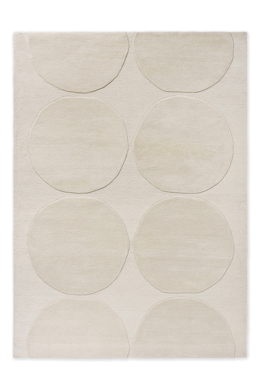 Isot Kivet Natural White Rug 350x250cm