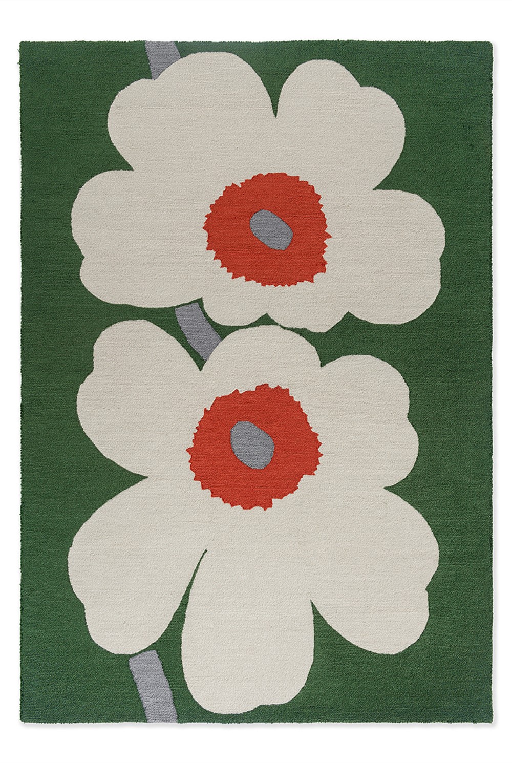 Unikko 60th Anniversary Green Rug 350x250cm